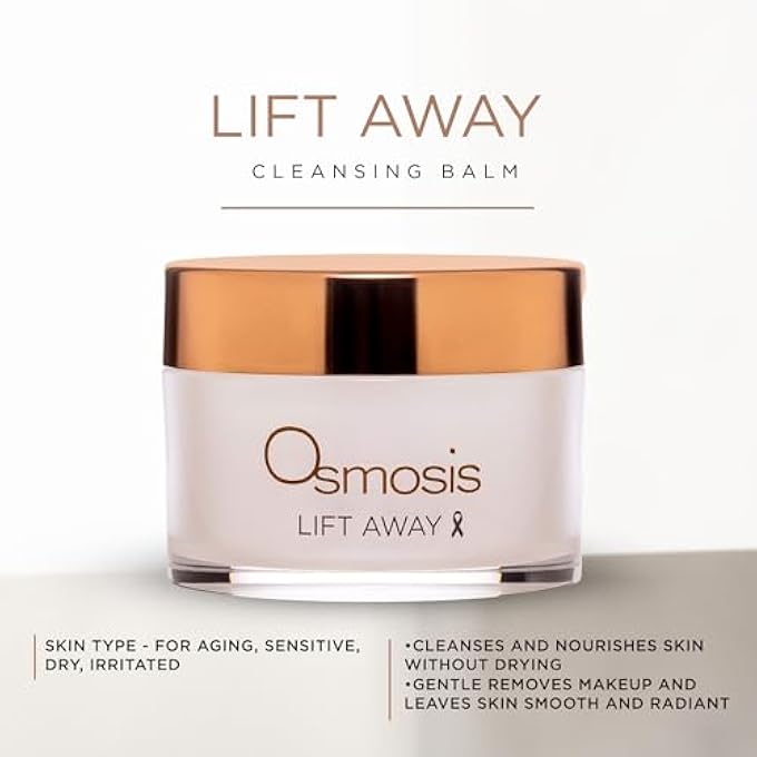 Osmosis LIFT AWAY CLEANSING BALM FACIAL CLEANSER WITHOUT DRYING, FACE WASH WITH AVOCADO OIL AND ELDERBERRY FOR AGING, DRY, SENSITIVE SKIN, 2.5 OZ - Image 2